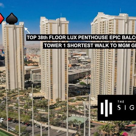 Signature Mgm Top 38Th Floor Penthouse Lux+ Best Balony Strip View Suite + No Resort Fee Las Vegas Zewnętrze zdjęcie